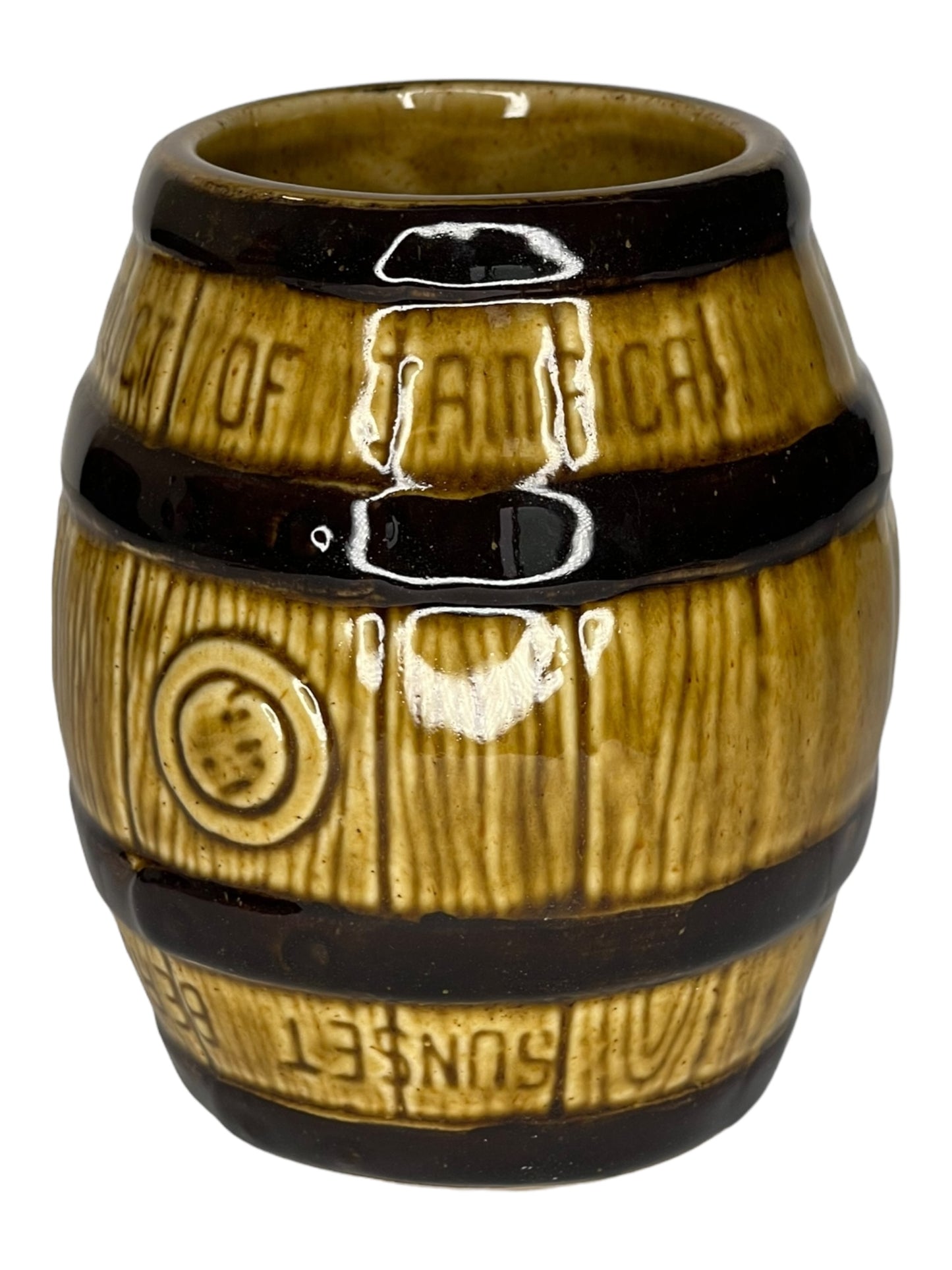 Donn Beach Barrel Mug from Don the Beachcomber Huntington Beach Tiki Mug