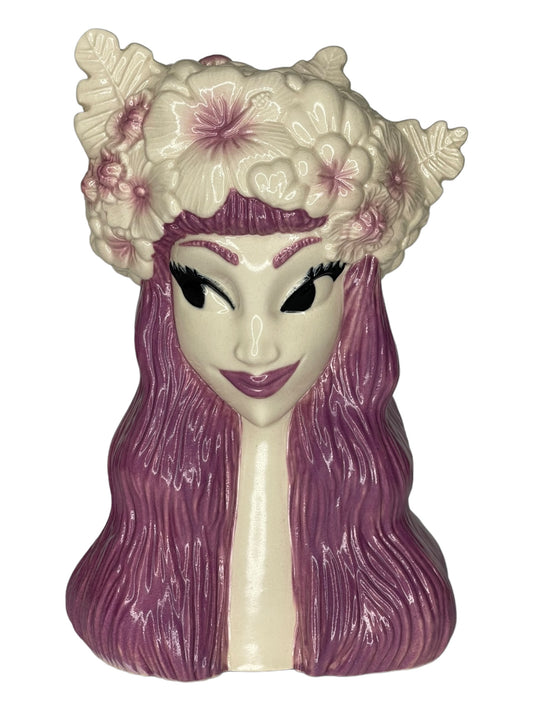 Floral Tiki Goddess (Limited Spring Edition Lavender) Designed by Critterosity Made by Tikiland Trading